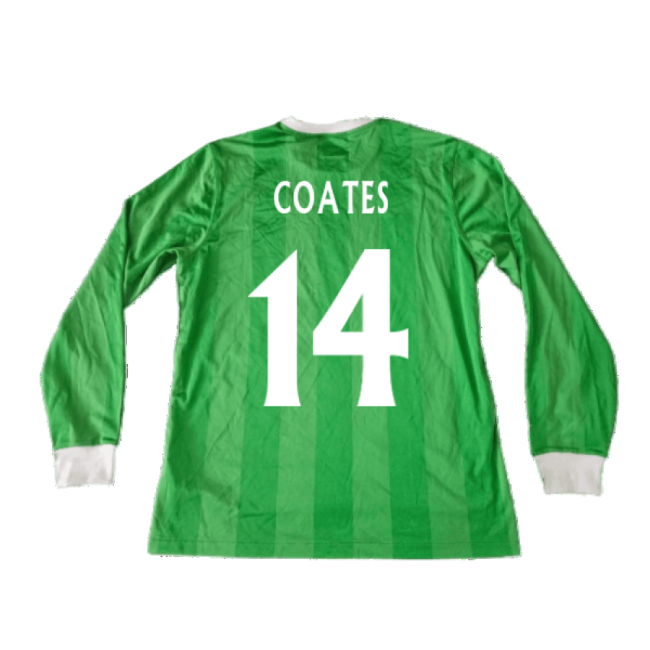 Northern Ireland 2010-12 Long Sleeve Home Shirt ((Good) XL) (Coates 14)-Football Jersey Hub