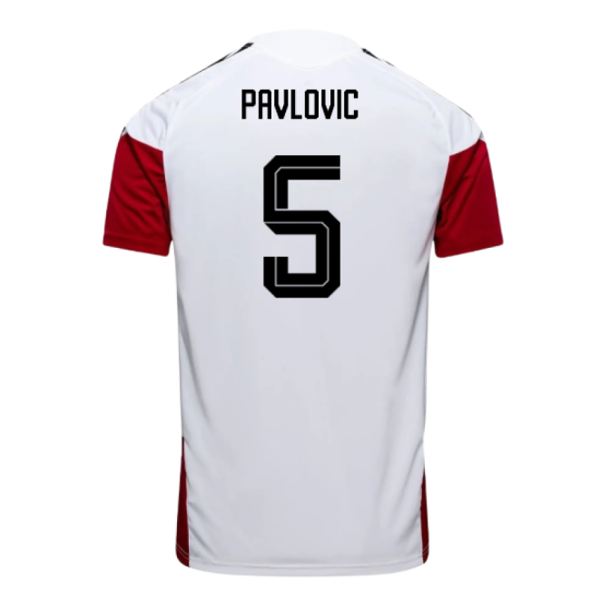 2026-2027 Germany Training Jersey (White) (Pavlovic 5)-Football Jersey Hub