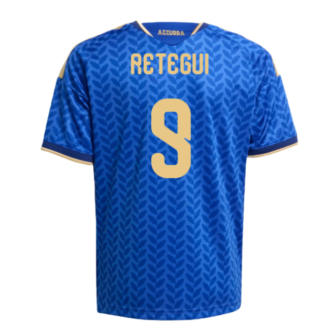 2026-2027 Italy Home Mini Kit (Retegui 9)-Football Jersey Hub