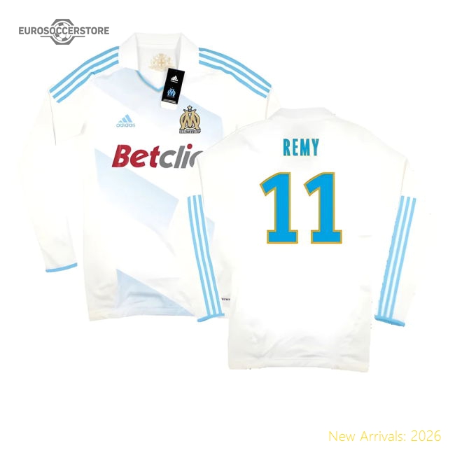 Marseille 2011-12 Player Spec Long Sleeve Home Shirt ((Excellent) L) (Remy 11)-Football Jersey Hub