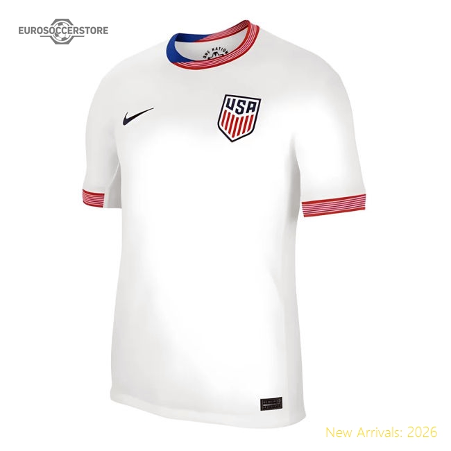 2024-2025 United States USA Home Shirt-Football Jersey Hub