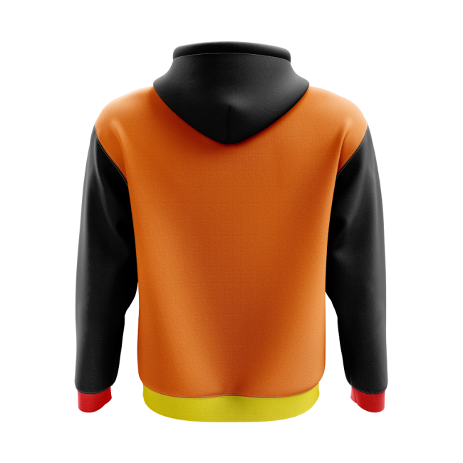 Bhutan Concept Country Football Hoody (Orange)-Football Jersey Hub