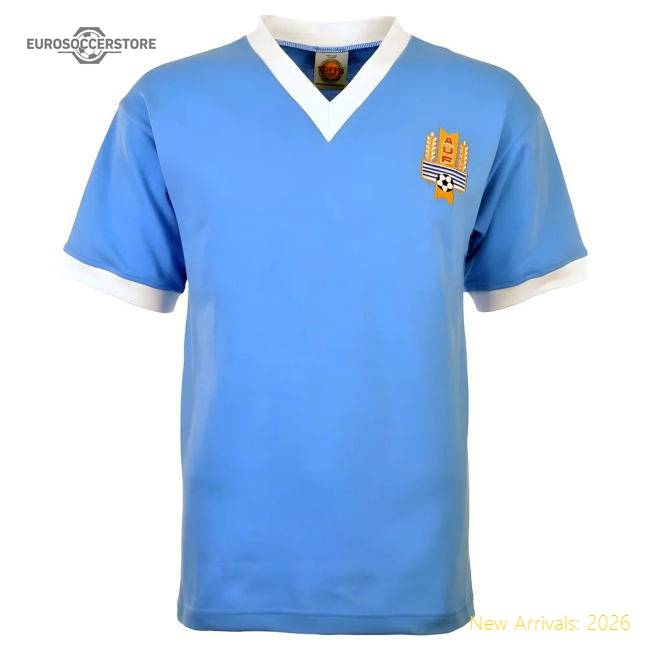 Uruguay 1950 World Cup Final Retro Football Shirt-Football Jersey Hub