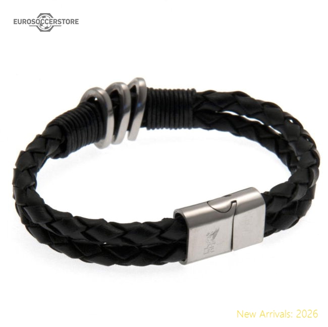 Liverpool FC Leather Bracelet-Football Jersey Hub