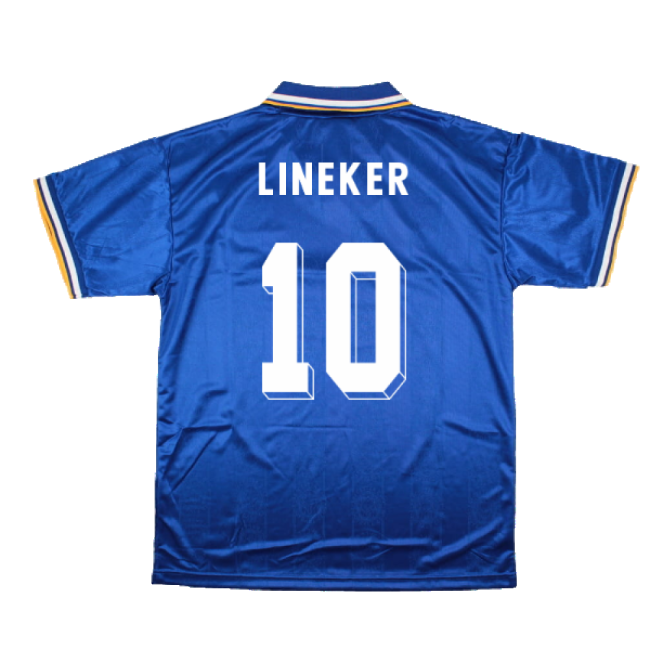 1995 Leicester City Home Retro Shirt (LINEKER 10)-Football Jersey Hub
