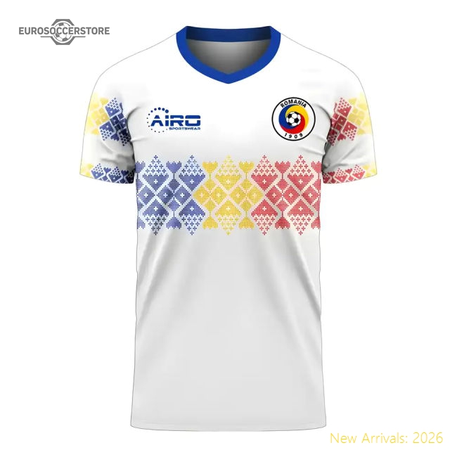 Romania 2025-2026 Away Concept Football Kit (Libero) - Womens-Football Jersey Hub