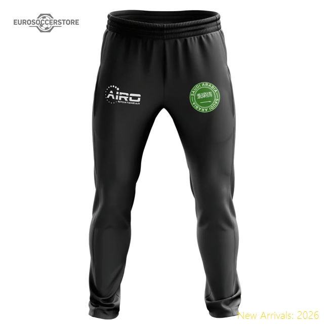 Saudi Arabia Concept Football Training Pants (Black)-Football Jersey Hub
