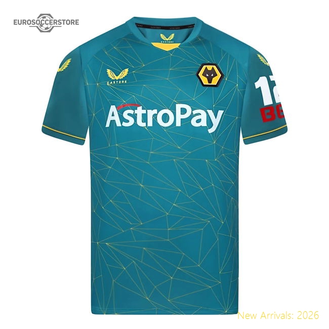2022-2023 Wolves Away Shirt-Football Jersey Hub