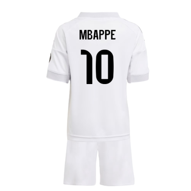 2025-2026 Real Madrid Home Mini Kit (Mbappe 10)-Football Jersey Hub
