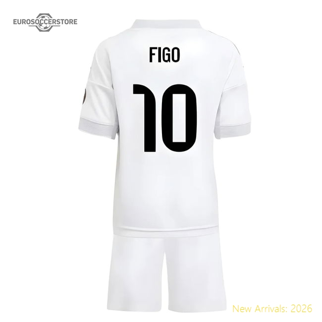 2025-2026 Real Madrid Home Mini Kit (Figo 10)-Football Jersey Hub