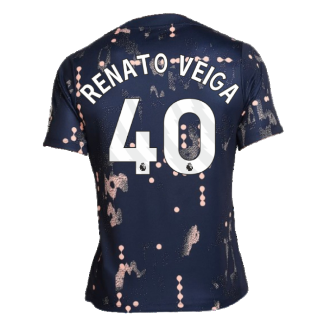 2024-2025 Chelsea Academy Pro Pre-Match Shirt (Obsidian) (Renato Veiga 40)-Football Jersey Hub