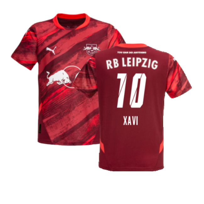 2024-2025 Red Bull Leipzig Away Shirt (Kids) (Xavi 10)-Football Jersey Hub