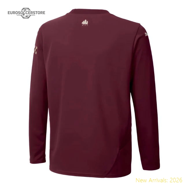 2024-2025 Man City Third Long Sleeve Shirt (Kids) (De Bruyne 17)-Football Jersey Hub