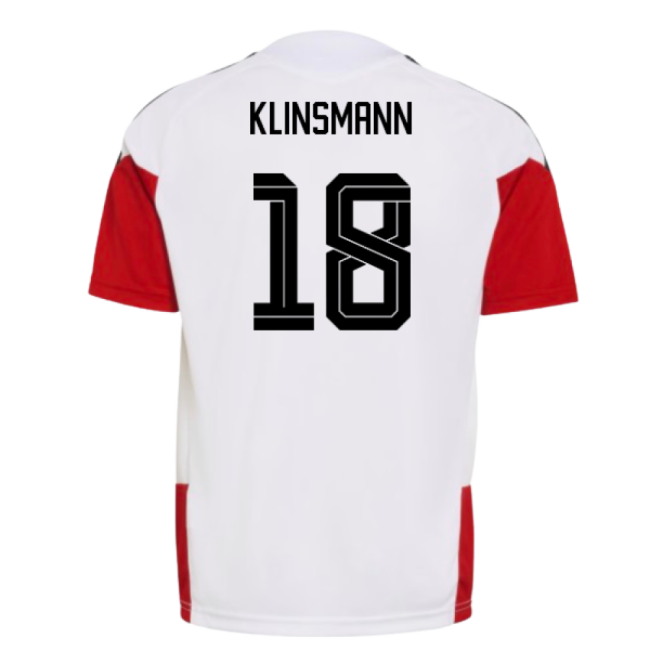 2026-2027 Germany Training Jersey (White) - Kids (Klinsmann 18)-Football Jersey Hub