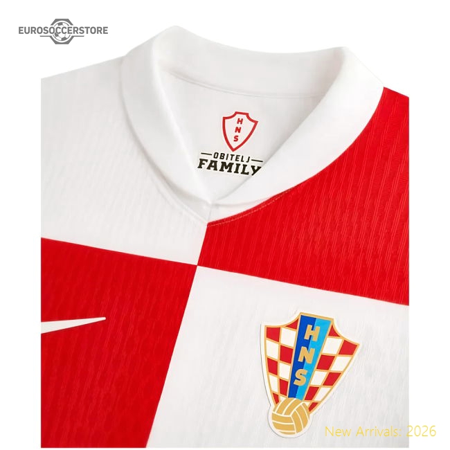 2024-2025 Croatia Home Dri-Fit ADV Authentic Shirt-Football Jersey Hub
