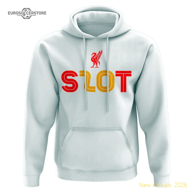 Liverpool Arne Slot 20 Titles Hoody (White)-Football Jersey Hub