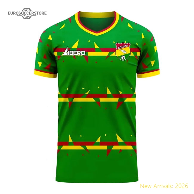 Bolivia 2025-2026 Home Concept Football Kit (Libero)-Football Jersey Hub