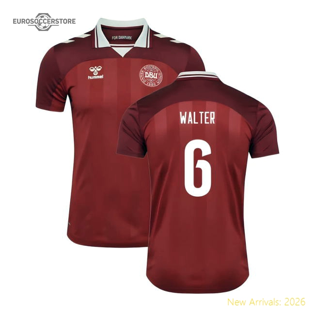 2025-2026 Denmark Womens Team Home Shirt (Unisex) (Walter 6)-Football Jersey Hub