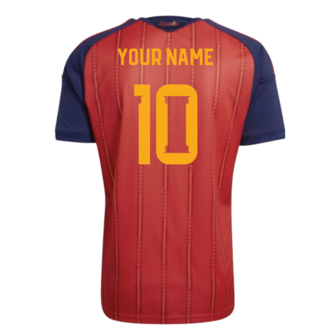 2026-2027 Spain Home Youth Kit (Your Name)-Football Jersey Hub