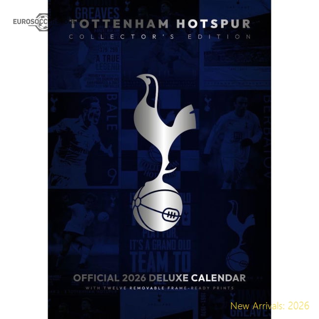 Tottenham Hotspur FC Deluxe Calendar 2026-Football Jersey Hub