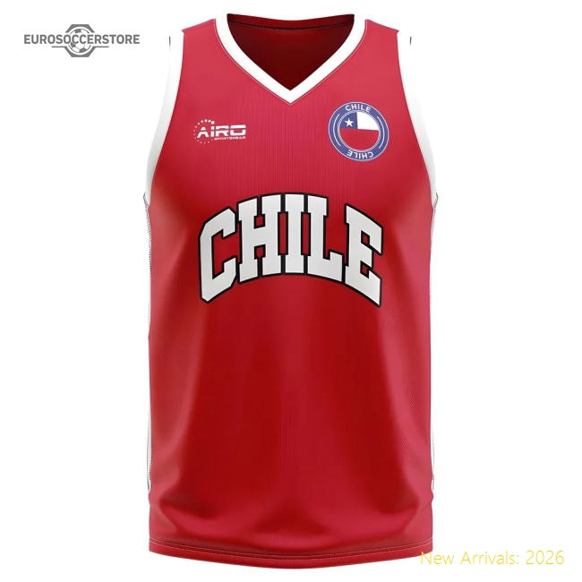 Chile Home Concept Basketball Shirt-Football Jersey Hub