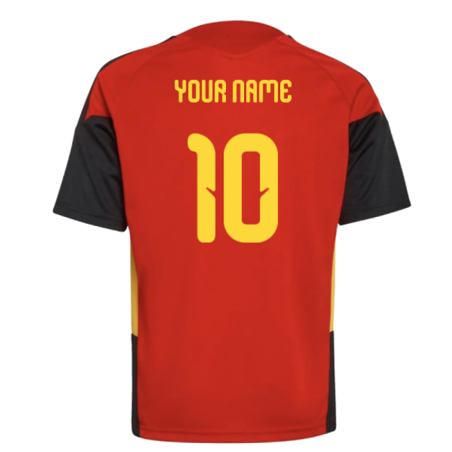 2026-2027 Belgium Training Jersey (Red) - Kids (Your Name)-Football Jersey Hub