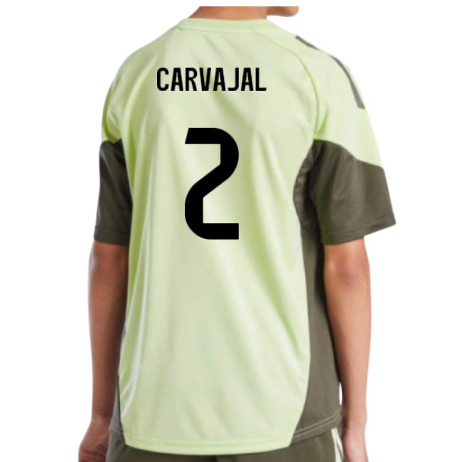 2025-2026 Real Madrid Training Jersey (Almost Lime) - Kids (Carvajal 2)-Football Jersey Hub