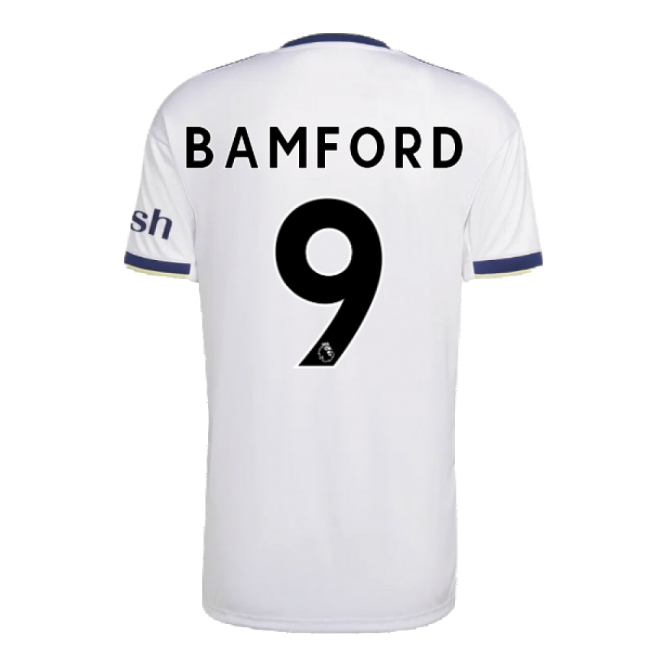 2022-2023 Leeds United Home Shirt (BAMFORD 9)-Football Jersey Hub