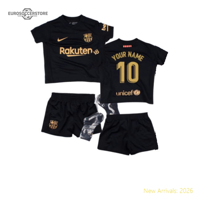 2020-2021 Barcelona Away Baby Kit (Your Name)-Football Jersey Hub