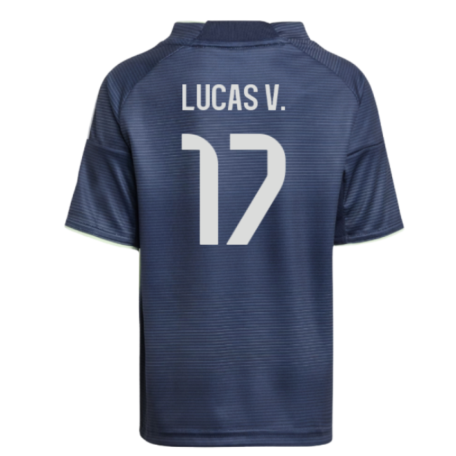 2025-2026 Real Madrid Away Mini Kit (Lucas V. 17)-Football Jersey Hub