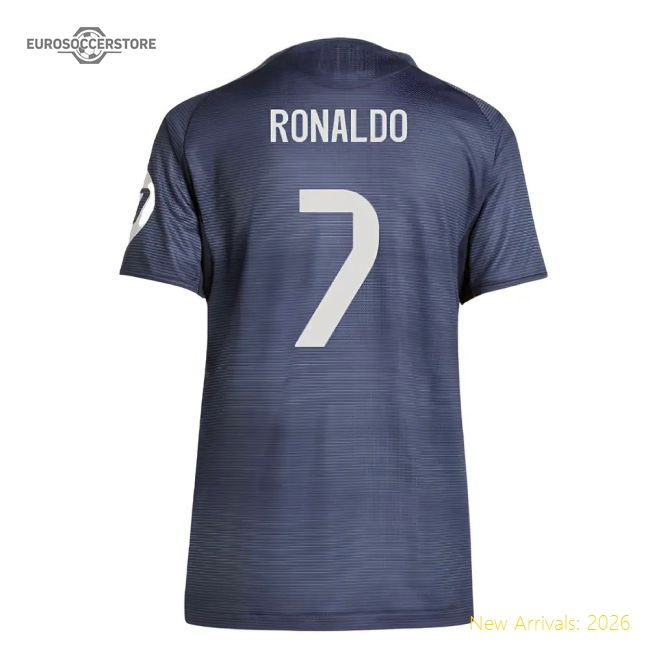 2025-2026 Real Madrid Authentic Away Shirt (Ladies) (Ronaldo 7)-Football Jersey Hub