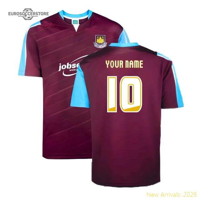 2005 West Ham Home Play Off Final Shirt (Your Name)-Football Jersey Hub