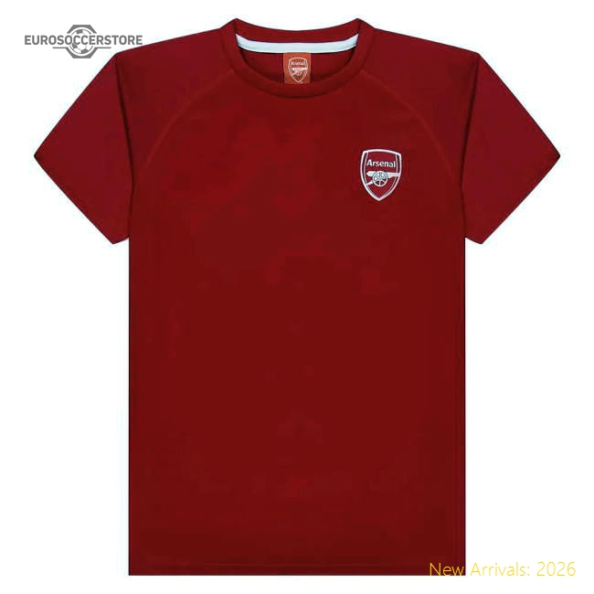 Arsenal Poly T-Shirt (Red) - Kids-Football Jersey Hub