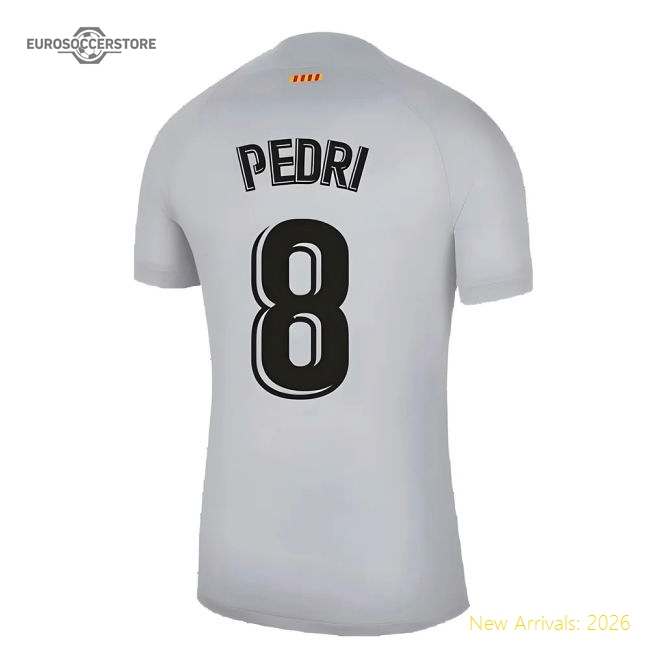 2022-2023 Barcelona Third Shirt (PEDRI 8)-Football Jersey Hub