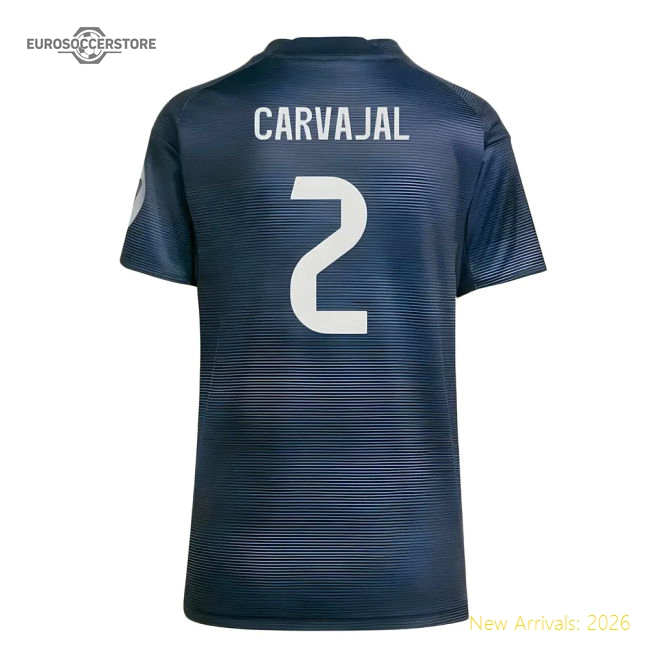 2025-2026 Real Madrid Authentic Away Shirt (Womens) (Carvajal 2)-Football Jersey Hub
