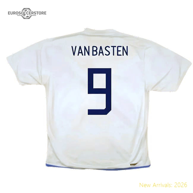 Holland 2006-08 Away Shirt ((Very Good) S) (Van Basten 9)-Football Jersey Hub
