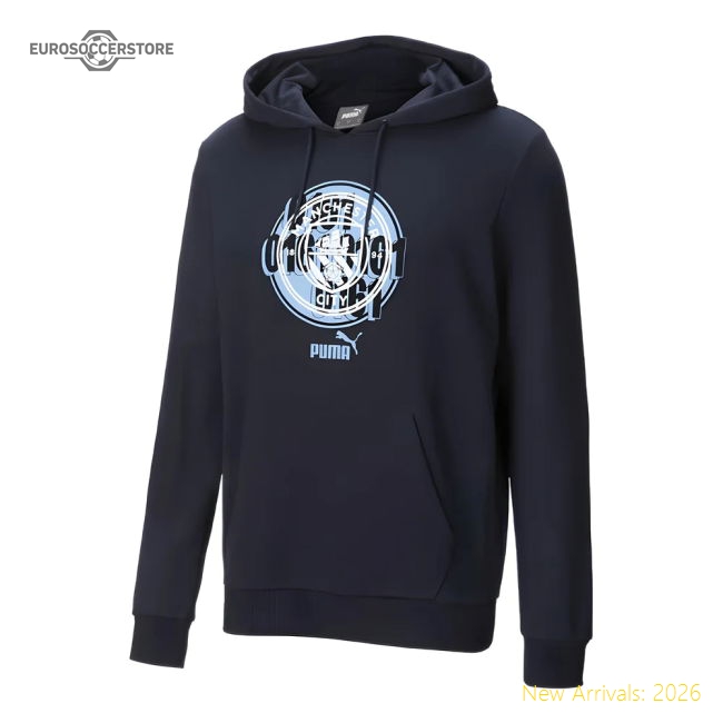 2024-2025 Man City ftblCulture Hoody (Navy)-Football Jersey Hub