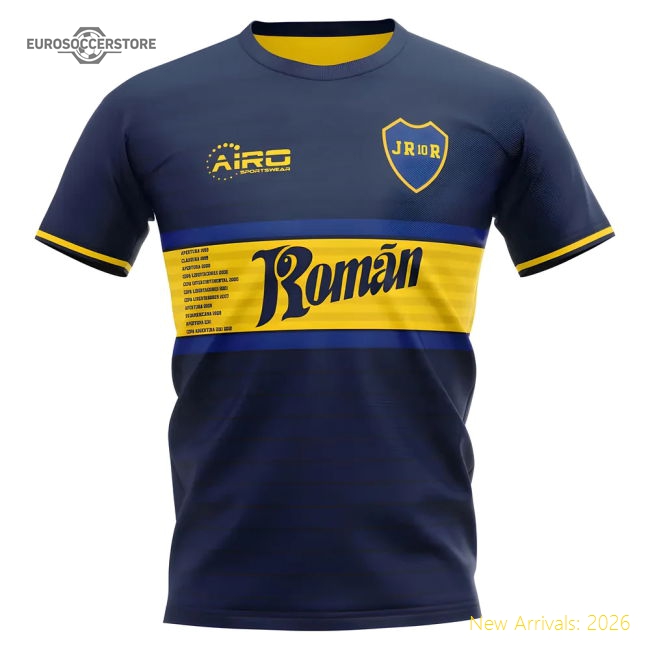 2025-2026 Boca Juniors Juan Roman Riquelme Concept Football Shirt - Womens-Football Jersey Hub