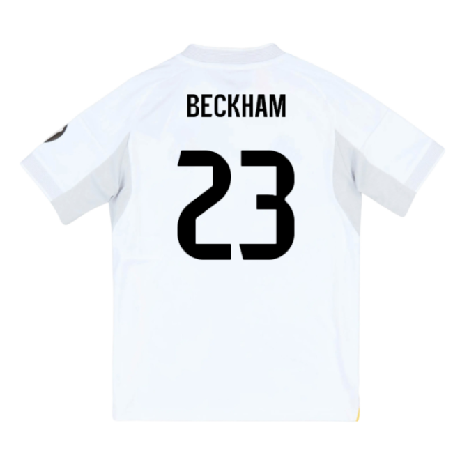 2025-2026 Real Madrid Home Youth Kit (Beckham 23)-Football Jersey Hub