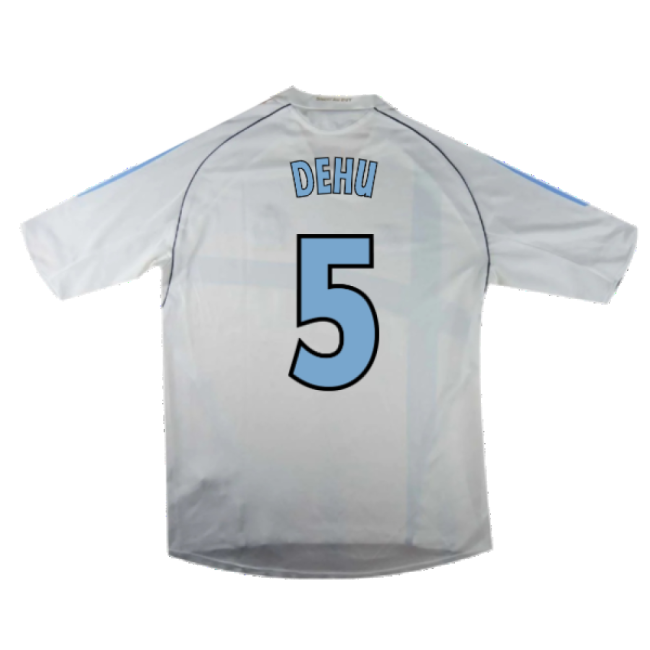 Marseille 2004-05 Home Shirt ((Excellent) L) (Dehu 5)-Football Jersey Hub
