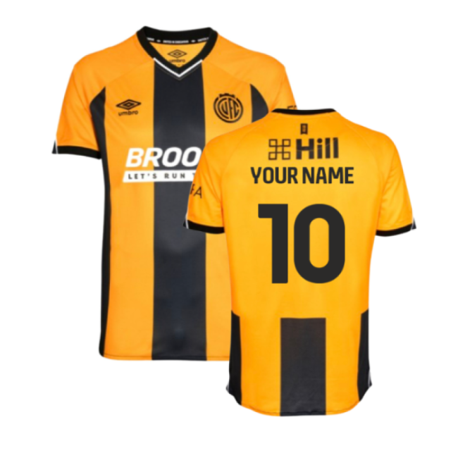2025-2026 Cambridge United Home Shirt (Your Name)-Football Jersey Hub