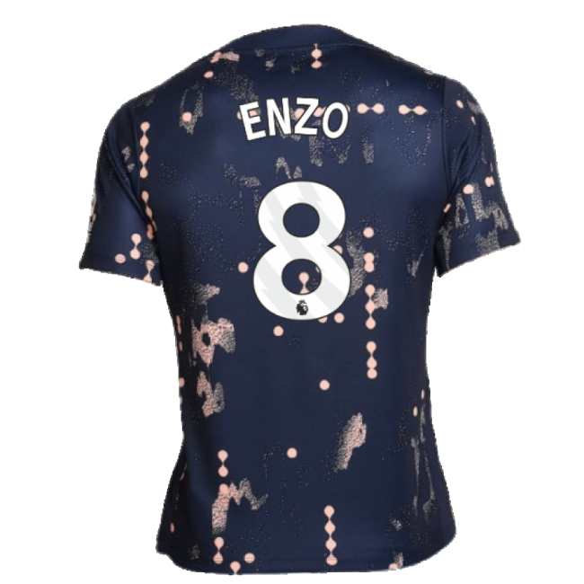 2024-2025 Chelsea Academy Pro Pre-Match Shirt (Obsidian) (Enzo 8)-Football Jersey Hub
