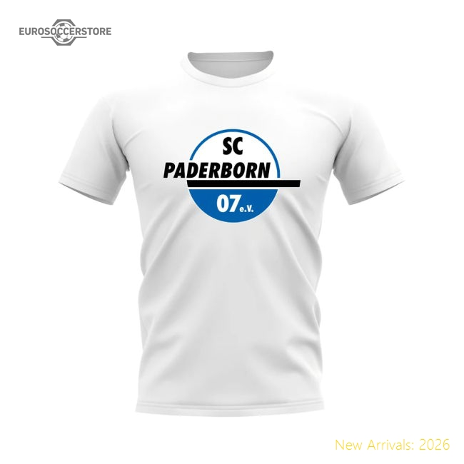 Paderborn Badge T-shirt (White)-Football Jersey Hub