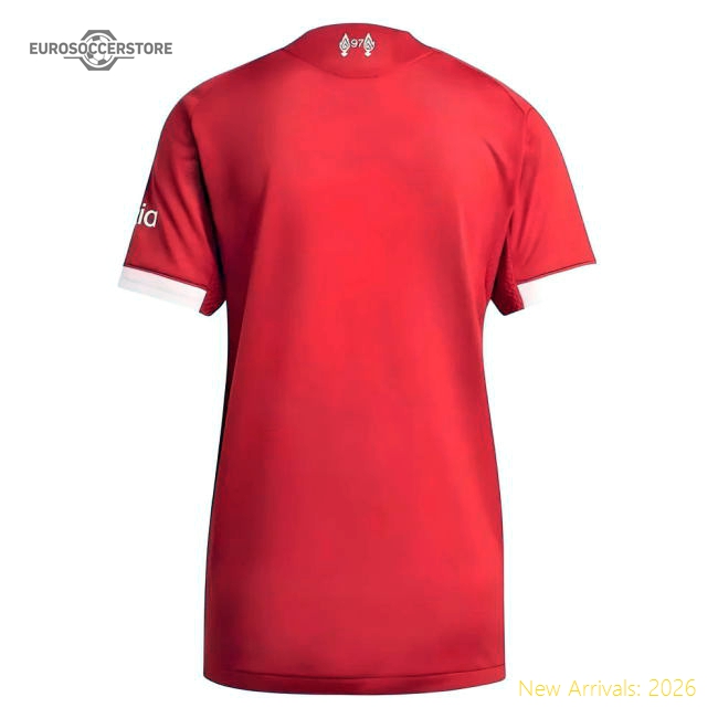 2025-2026 Liverpool Authentic Home Shirt (Womens)-Football Jersey Hub
