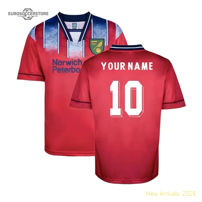 Norwich City 1996 Away Retro Shirt (Your Name)-Football Jersey Hub