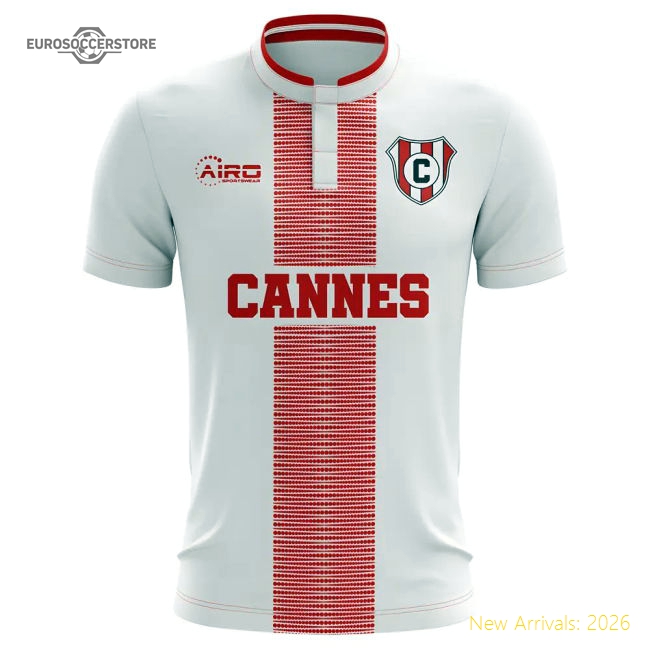 2025-2026 Cannes Home Concept Football Shirt-Football Jersey Hub
