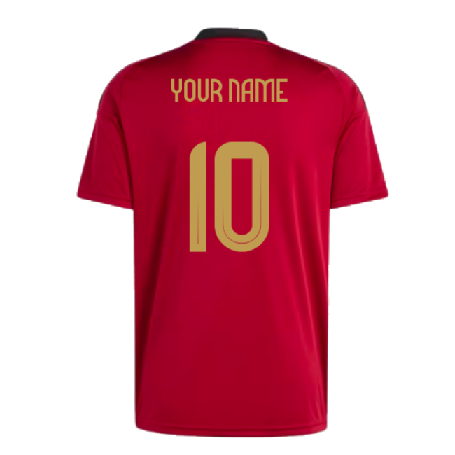 2024-2025 Belgium Home Fan Shirt (Your Name)-Football Jersey Hub