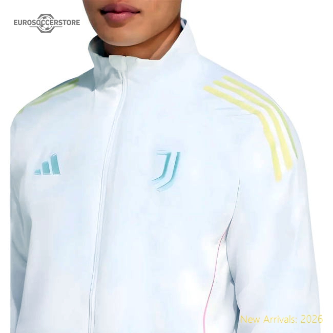 2025-2026 Juventus Presentation Jacket (White)-Football Jersey Hub