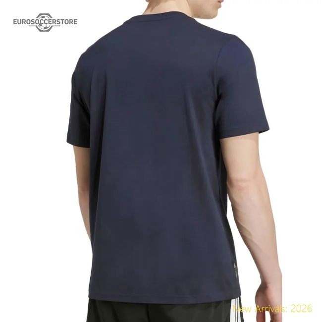 2025-2026 Real Madrid Seasonal Graphic Tee (Legend Ink) (Benzema 9)-Football Jersey Hub