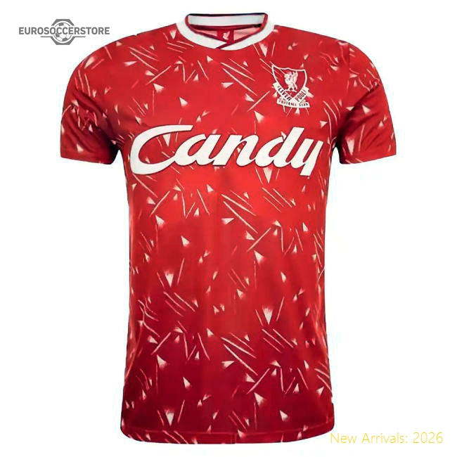 Liverpool FC 1990 Retro Football Shirt-Football Jersey Hub
